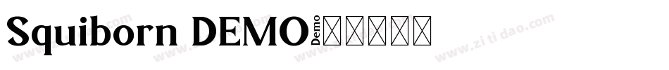 Squiborn DEMO字体转换